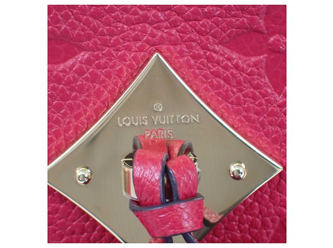 Louis Vuitton Red Monogram Empreinte Saintonge Roja - vista 15