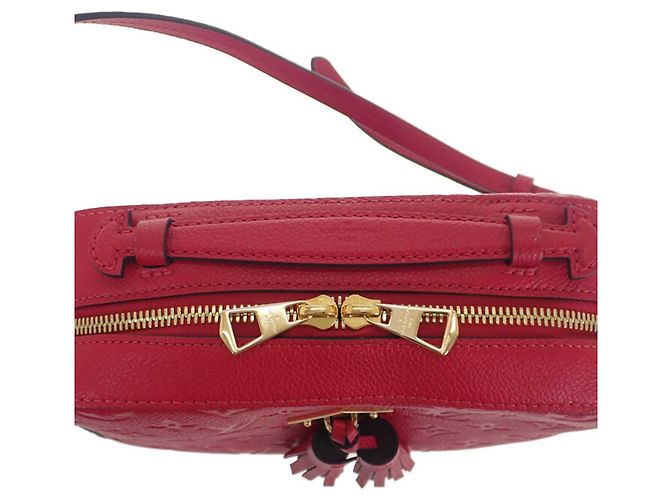 Louis Vuitton Red Monogram Empreinte Saintonge Roja - vista 18