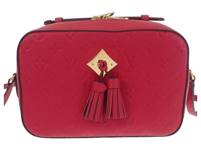 Louis Vuitton Red Monogram Empreinte Saintonge Roja - vista 2