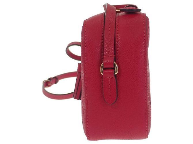 Louis Vuitton Red Monogram Empreinte Saintonge Roja - vista 4