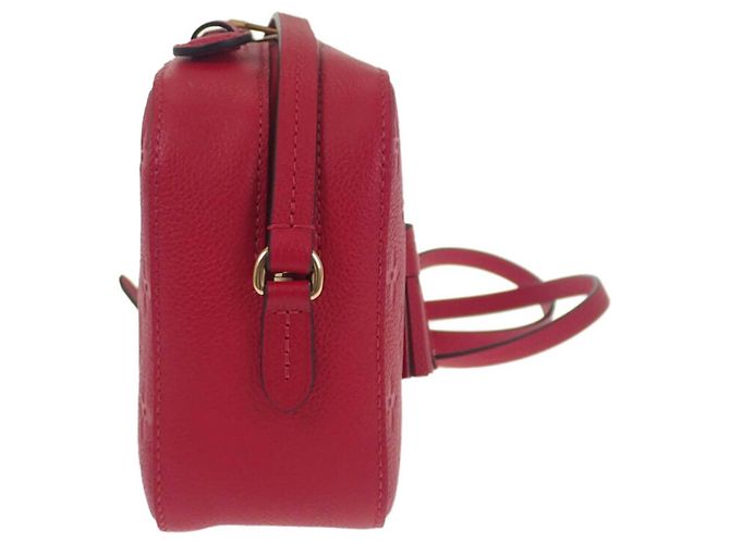 Louis Vuitton Red Monogram Empreinte Saintonge Roja - vista 5