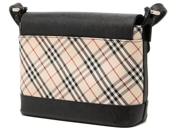 Borsa a tracolla Burberry Beige Nova Check Canvas - vista 2