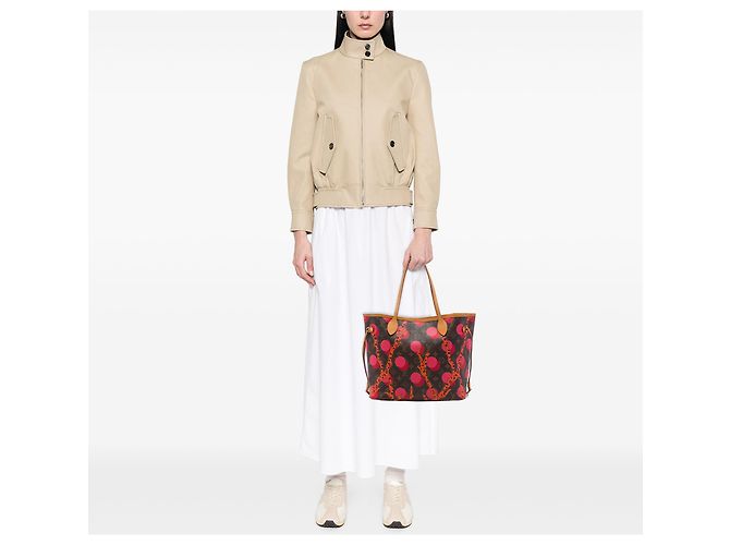 Louis Vuitton Brown Monogram Ramages Neverfull MM Marrom - vista 6