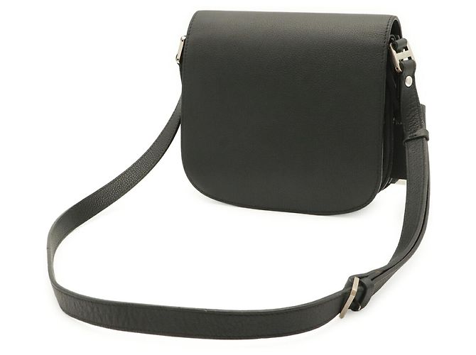 Borsa a tracolla in pelle MCM Patricia Nero - vista 3