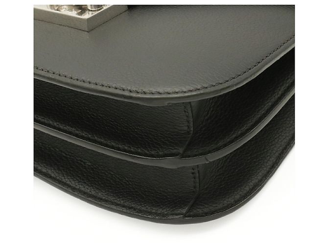 Borsa a tracolla in pelle MCM Patricia Nero - vista 4