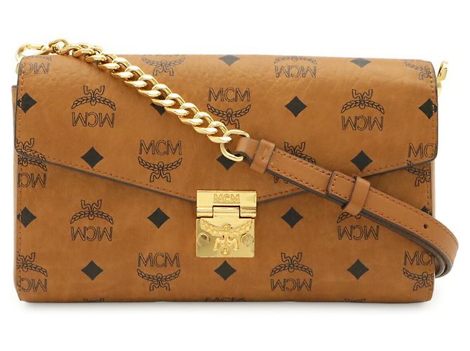 MCM Visetos Glam Schultertasche Braun - Ansicht 2