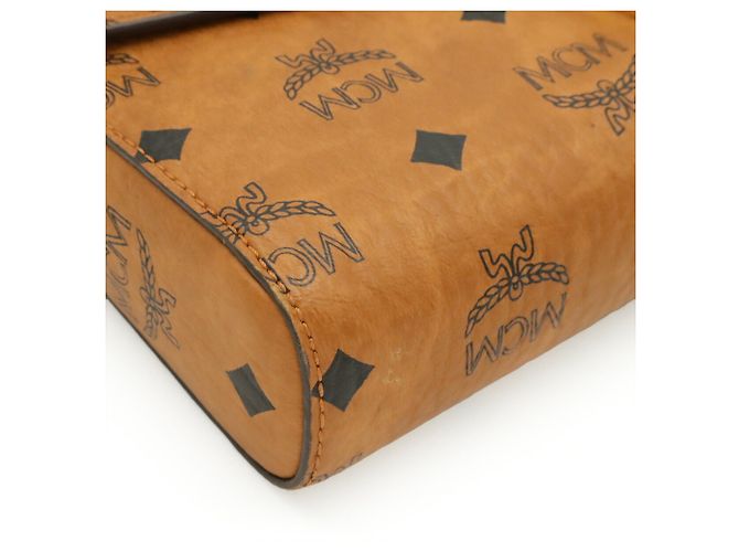 MCM Visetos Glam Schultertasche Braun - Ansicht 4