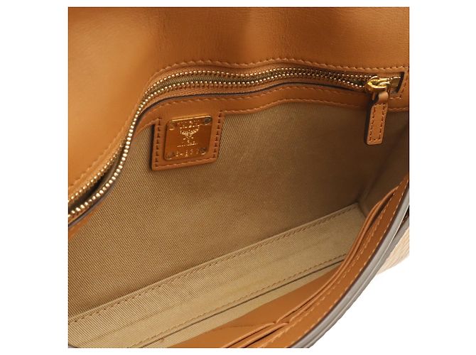 MCM Visetos Glam Schultertasche Braun - Ansicht 7