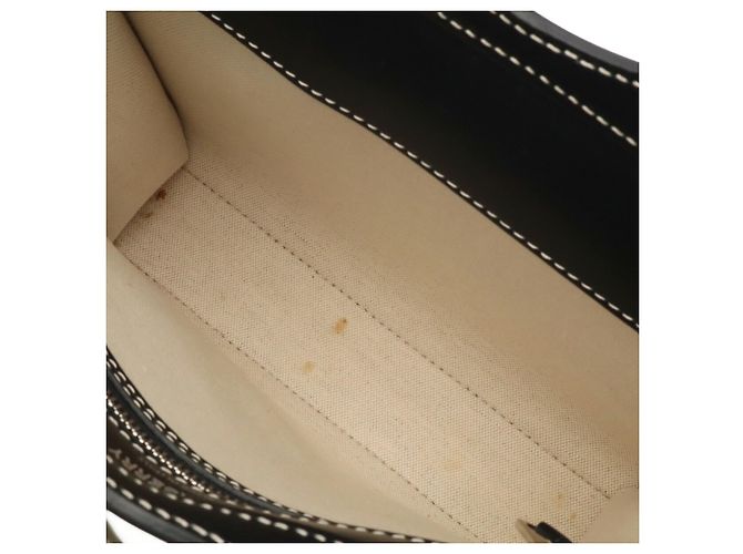 Bolso Mini Pocket Burberry Negro Blanco - vista 9