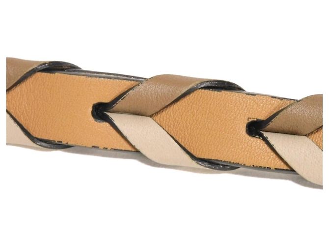 Bandoulière tressée fine Loewe Doré - vue 10