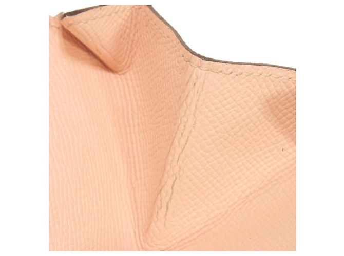 Hermès Hermes Münzbeutel aus rosa Epsom-Leder Pink - Ansicht 11