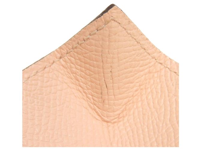 Hermès Hermes Münzbeutel aus rosa Epsom-Leder Pink - Ansicht 13