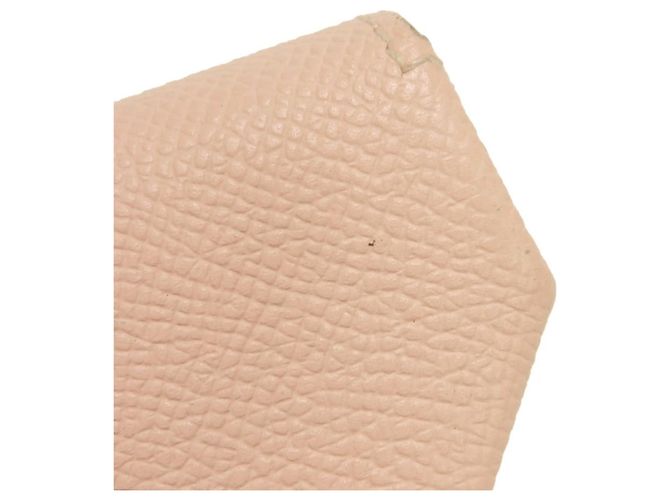 Hermès Hermes Münzbeutel aus rosa Epsom-Leder Pink - Ansicht 18