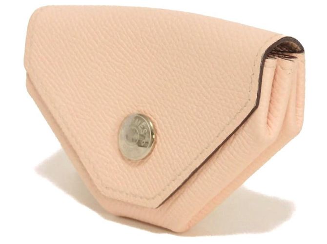 Hermès Hermes Münzbeutel aus rosa Epsom-Leder Pink - Ansicht 2