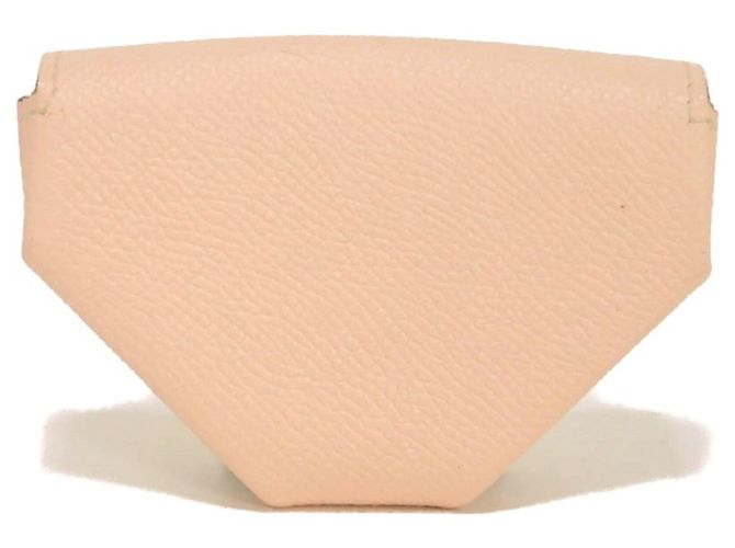 Hermès Hermes Münzbeutel aus rosa Epsom-Leder Pink - Ansicht 3