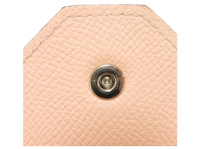 Hermès Hermes Münzbeutel aus rosa Epsom-Leder Pink - Ansicht 8