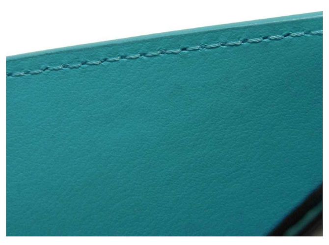 Cartera bi-fold Louis Vuitton Castaño Azul Monograma - vista 11