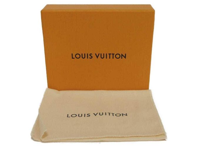 Cartera bi-fold Louis Vuitton Castaño Azul Monograma - vista 14