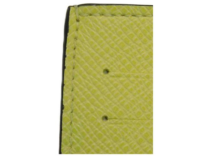 Louis Vuitton Taiga Leather Card Case Yellow Monogram - view 10