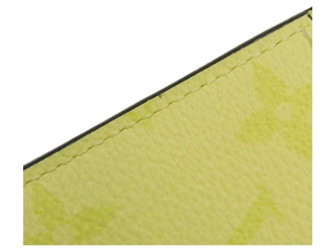 Louis Vuitton Taiga Leather Card Case Yellow Monogram - view 11