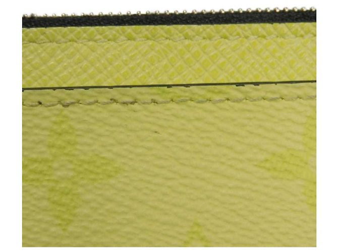 Louis Vuitton Taiga Leather Card Case Yellow Monogram - view 12
