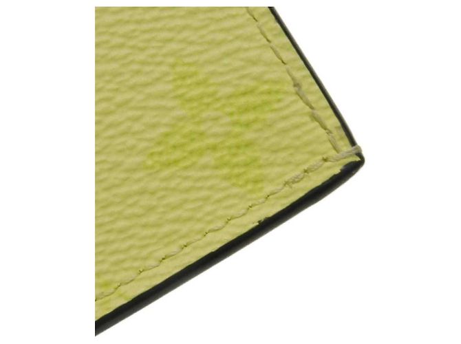 Louis Vuitton Taiga Leather Card Case Yellow Monogram - view 13