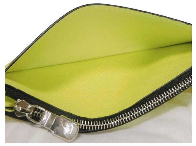 Louis Vuitton Taiga Leather Card Case Yellow Monogram - view 15