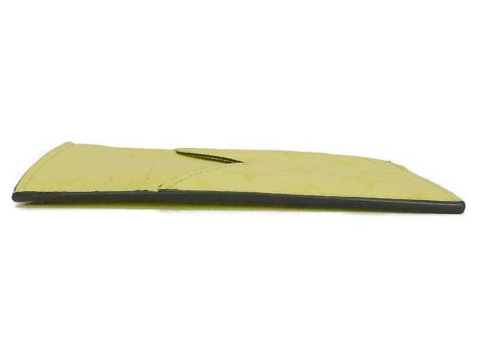 Louis Vuitton Taiga Leather Card Case Yellow Monogram - view 17