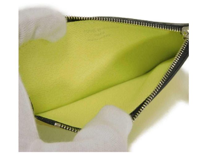 Louis Vuitton Taiga Leather Card Case Yellow Monogram - view 7