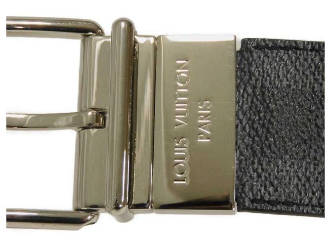 Louis Vuitton Damier Graphite Reversible Belt Black - view 3
