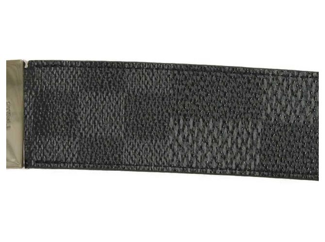 Louis Vuitton Damier Graphite Reversible Belt Black - view 6