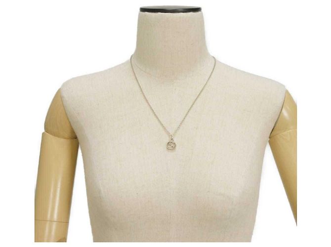Collar con colgante Gucci Interlocking G Plata - vista 2