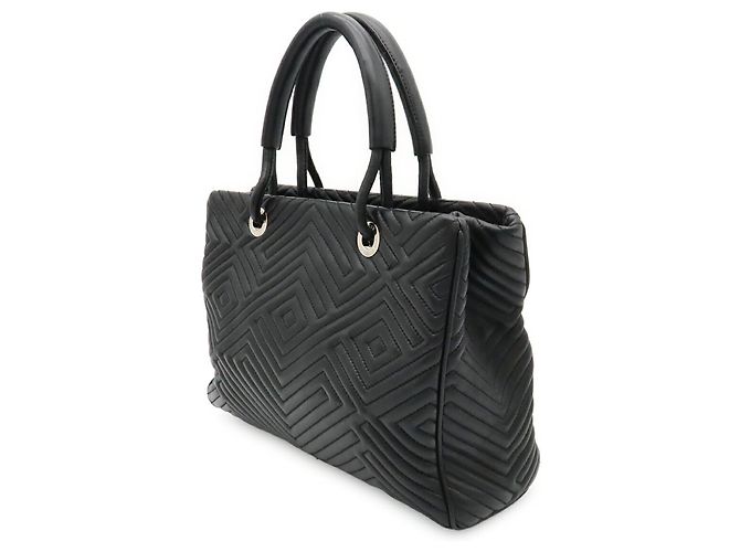 BALLY Manuela Diamond Stitch Handtasche Schwarz - Ansicht 3