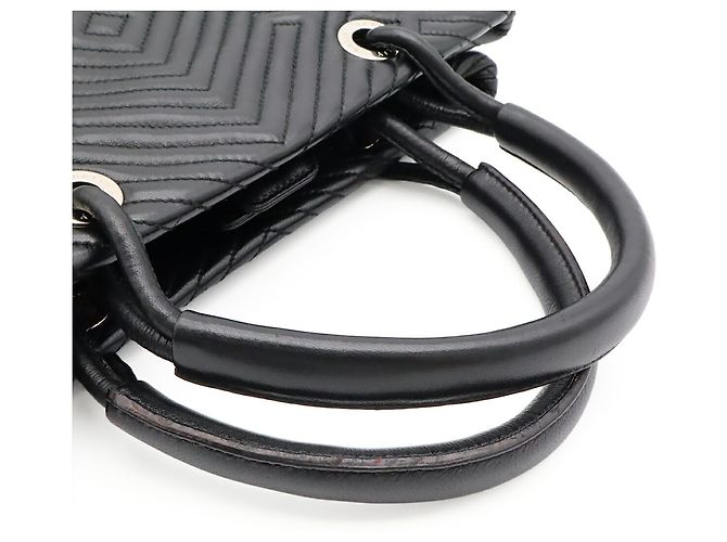 BALLY Manuela Diamond Stitch Handtasche Schwarz - Ansicht 5