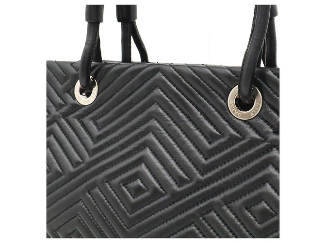 BALLY Manuela Diamond Stitch Handtasche Schwarz - Ansicht 8