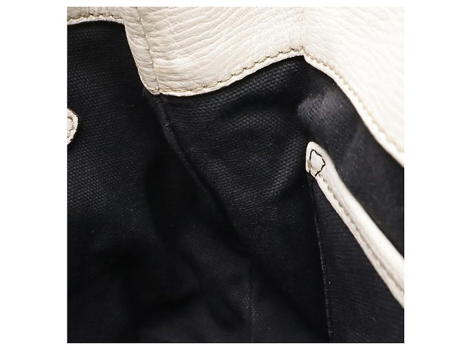 Borsa Burberry Banner Small Size in marrone e avorio Crudo - vista 8