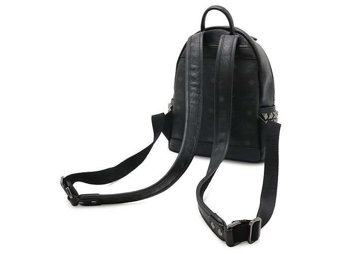 MCM Visetos Glam Backpack Black - view 3