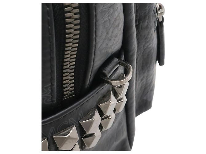 MCM Visetos Glam Backpack Black - view 6