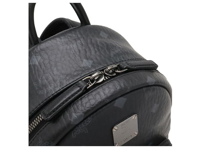 MCM Visetos Glam Backpack Black - view 7