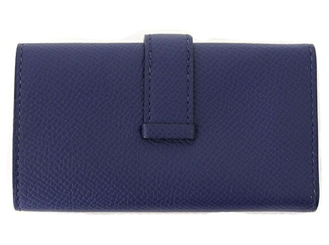Hermès Portallaves Hermes Bearn Azul Azul marino - vista 3