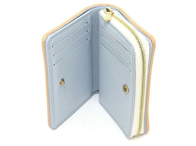 Louis Vuitton Portefeuille Lou Monogram Jacquard White Bi-fold Wallet Weiß - Ansicht 3