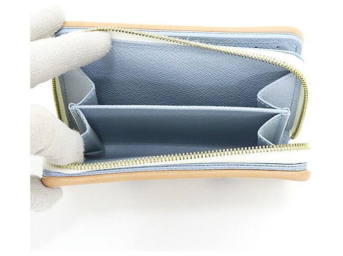 Louis Vuitton Portefeuille Lou Monogram Jacquard White Bi-fold Wallet Weiß - Ansicht 4