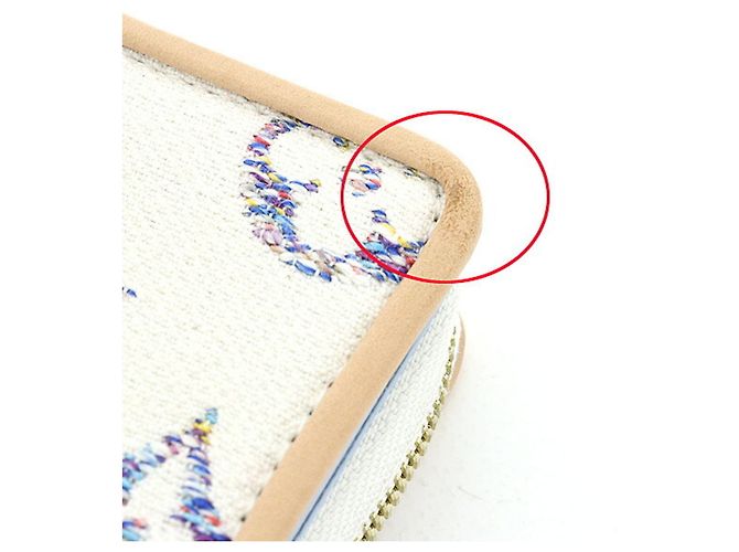 Louis Vuitton Portefeuille Lou Monogram Jacquard White Bi-fold Wallet Weiß - Ansicht 5