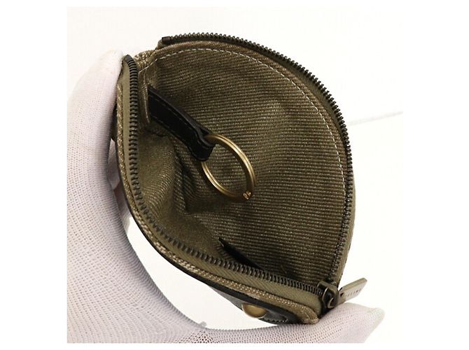 Céline Celine Macadam Monedero Llavero Beige Caqui - vista 3