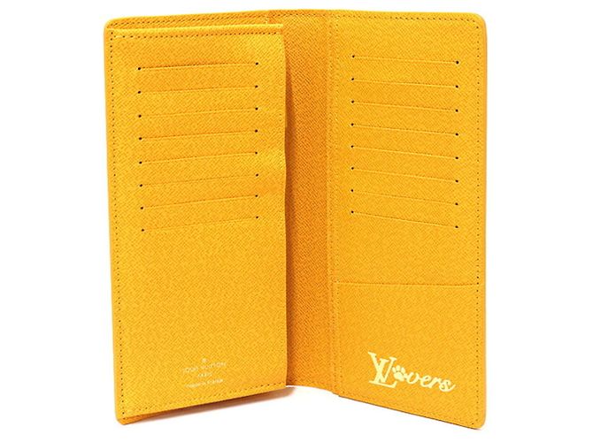 Louis Vuitton Portefeuille Brazza NM Long Wallet Giallo - vista 4