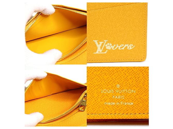 Louis Vuitton Portefeuille Brazza NM Long Wallet Giallo - vista 6