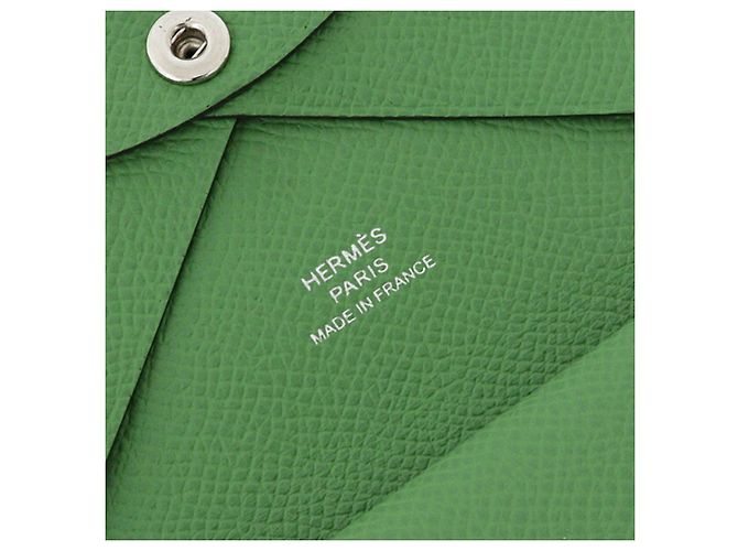 Hermès Calvi Duo Tarjetero Verde - vista 4