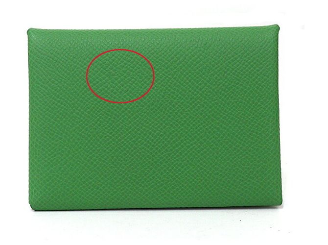 Hermès Calvi Duo Tarjetero Verde - vista 5