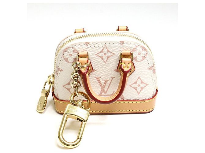 Porte-clé Micro Alma Louis Vuitton Blanc - vue 3