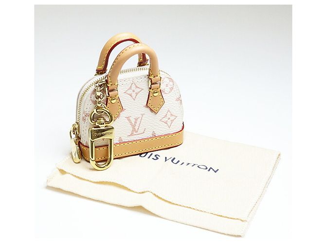 Porte-clé Micro Alma Louis Vuitton Blanc - vue 6